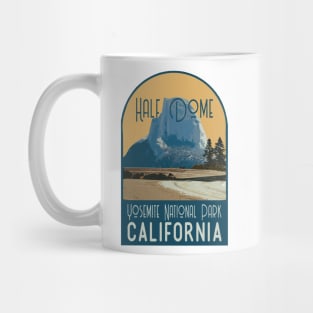 Half Dome Yosemite Decal Mug